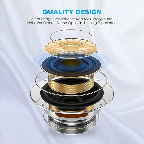 2 Packs USB C Headphones - Picture 3 of 5